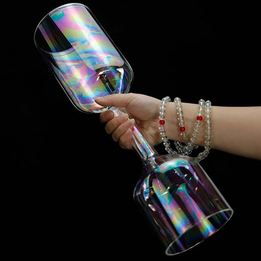 Professional Double Head Crystal Singing Bowl