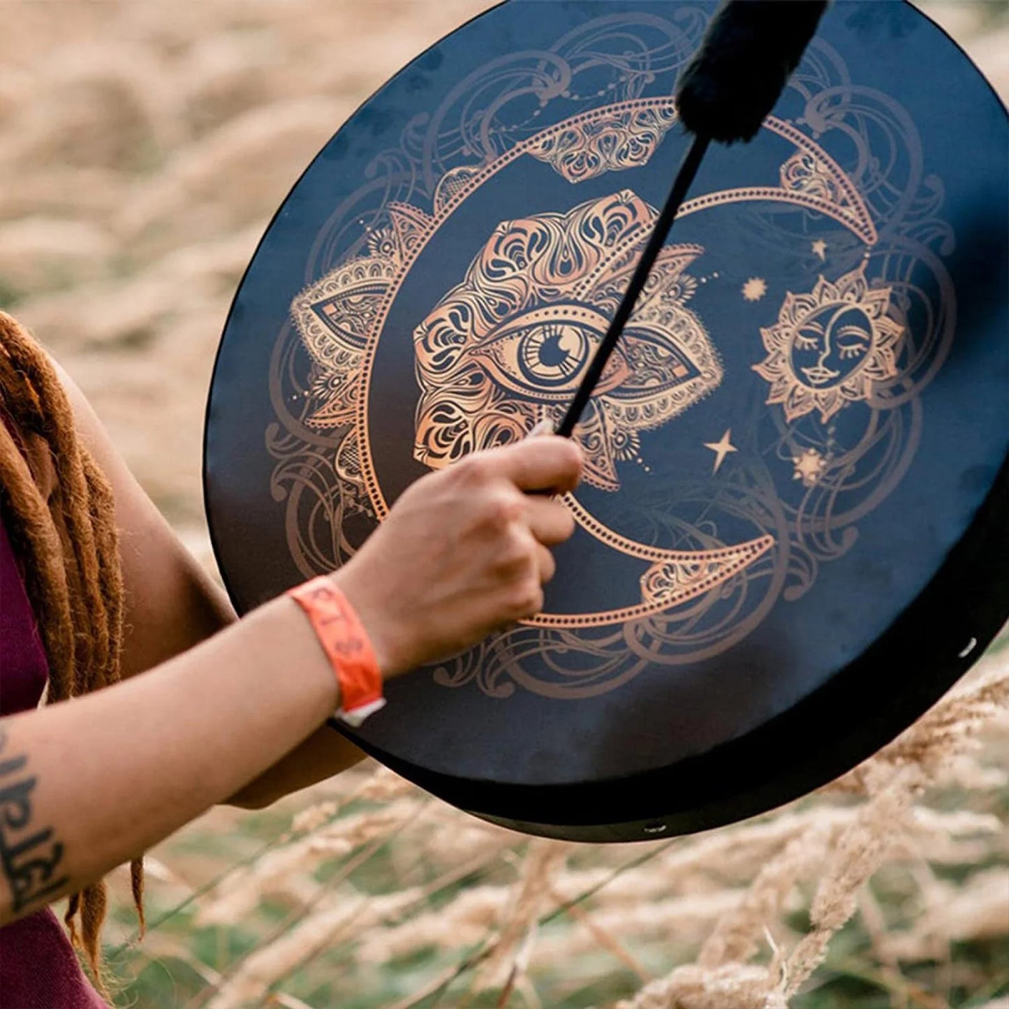 Vintage Vegan Siberian Shaman Drum