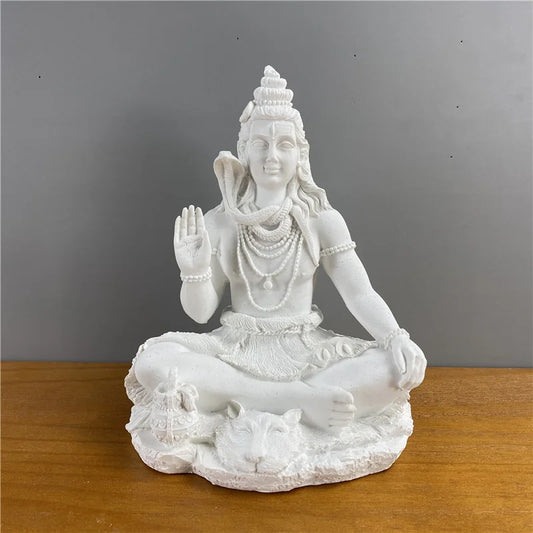 White Shiva Statue