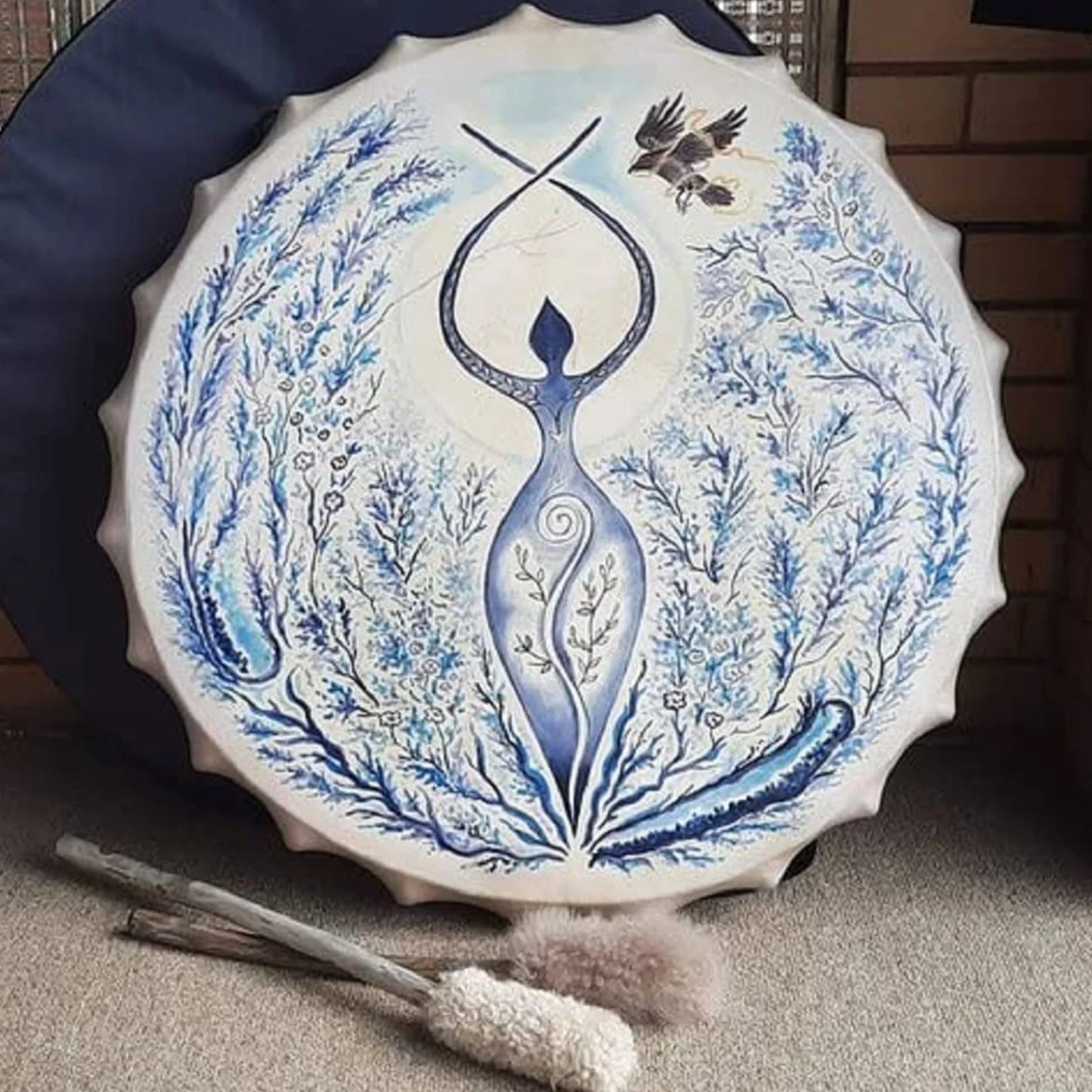 Vintage Vegan Siberian Shaman Drum