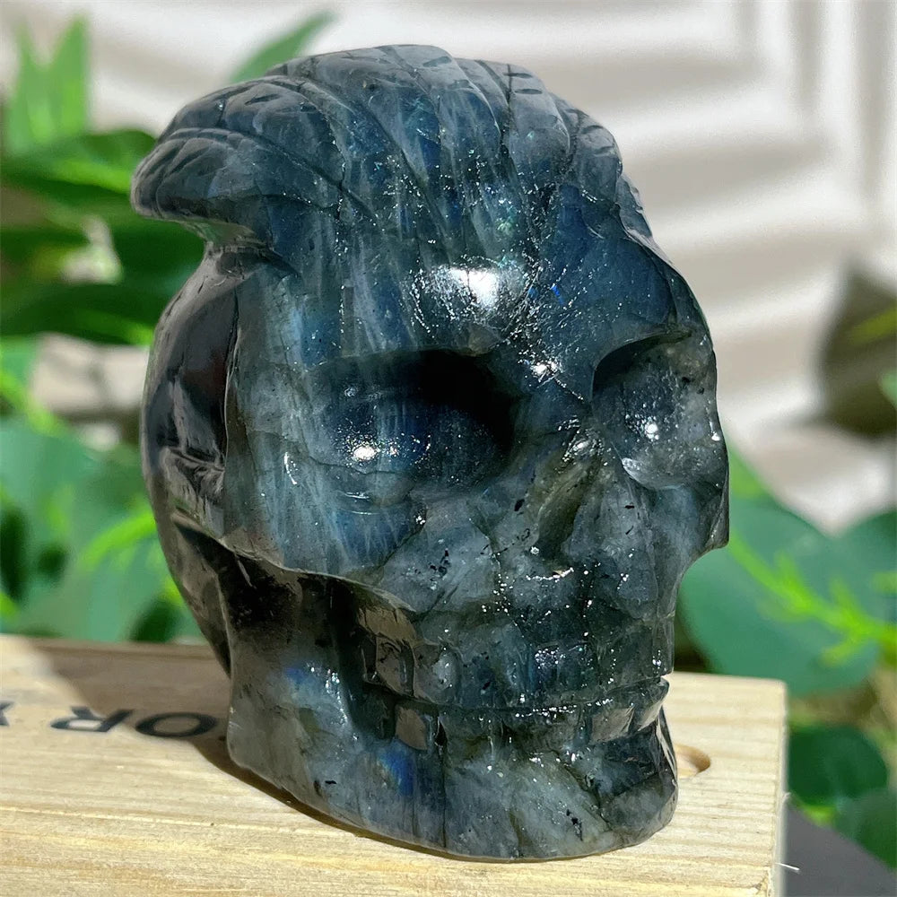 Labradorite Skull Flash Crystal