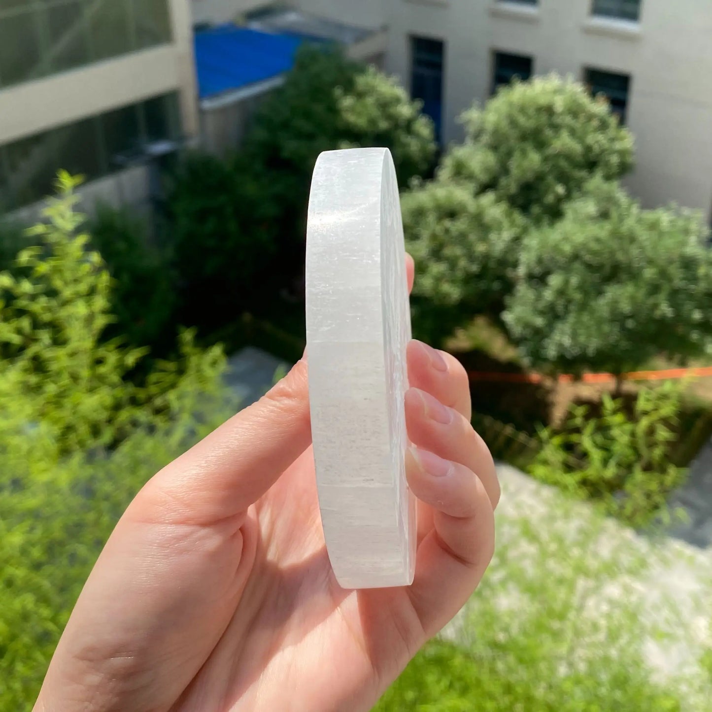 Selenite Plate for Crystal Clearing