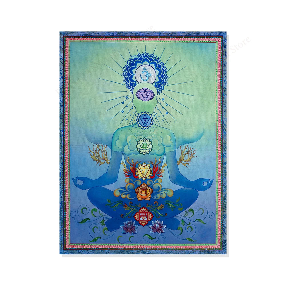 Cosmic Chakra Tapestry Wall Hanging 70x100cm