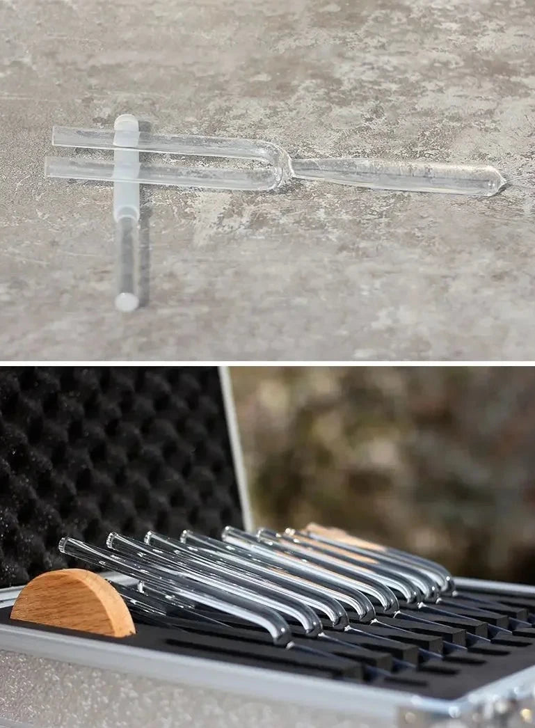 Crystal Tuning Forks for Sound Healing - Portable and Effective!