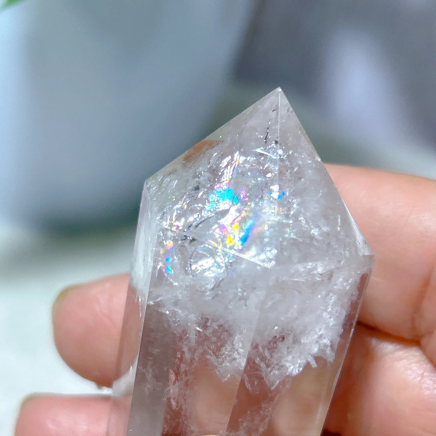 High Quality Reiki Clear Quartz Tower