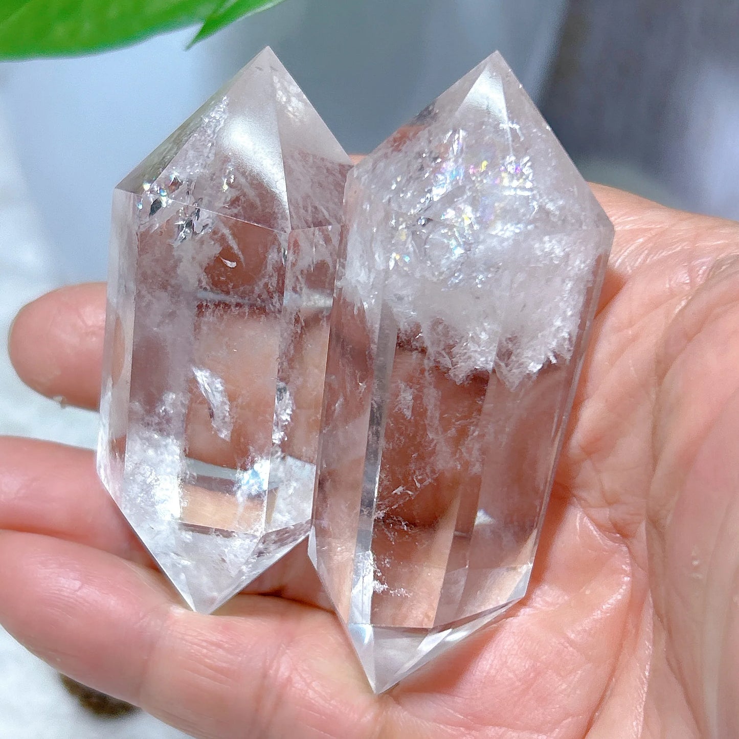 High Quality Reiki Clear Quartz Tower