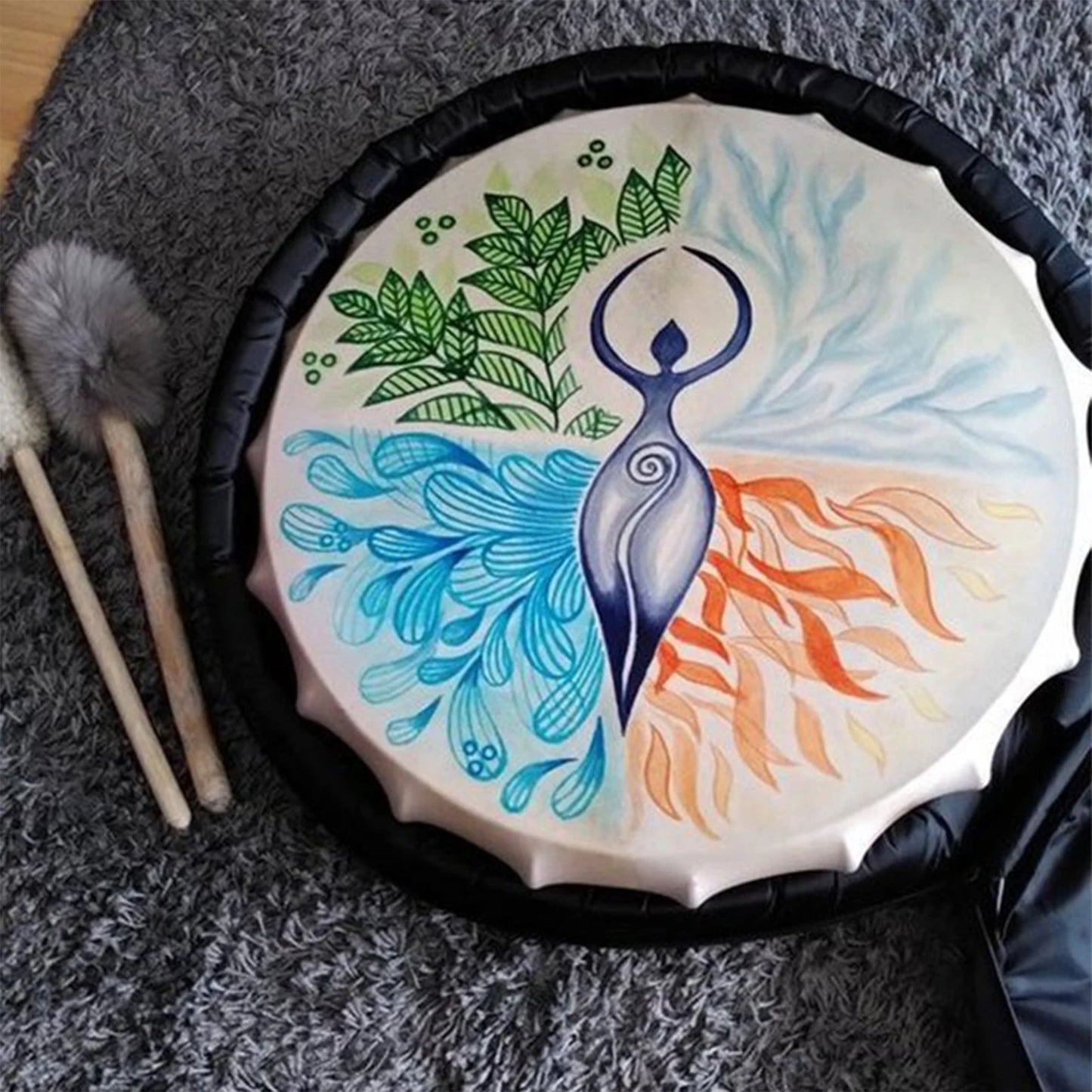 Vintage Vegan Siberian Shaman Drum