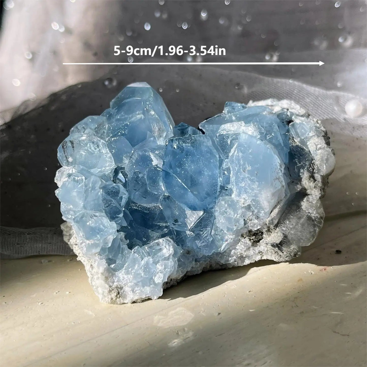 Natural Celestite Crystal Geode