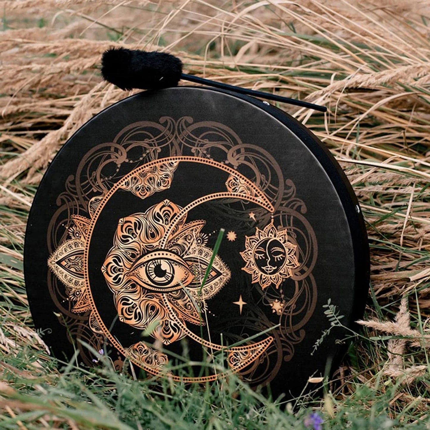 Vintage Vegan Siberian Shaman Drum