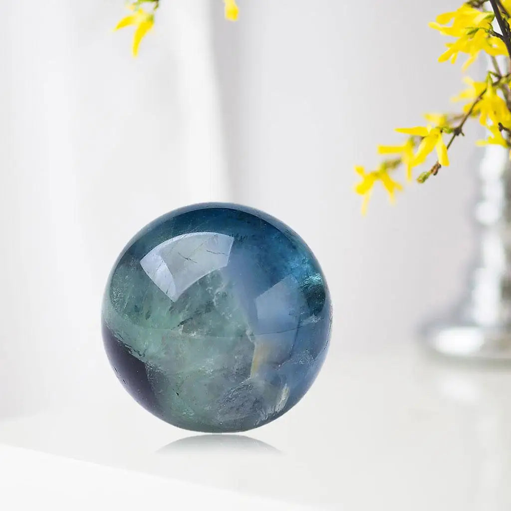 Fluorite Crystal Ball for Physical Healing