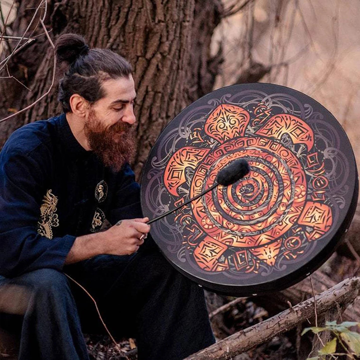 Vintage Vegan Siberian Shaman Drum