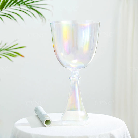 Crystal Singing Bowl with Cosmic Light Handle