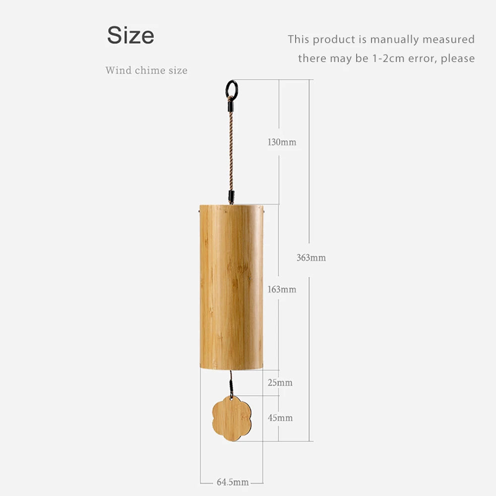 Bamboo Wind Chimes - Handmade Musical Outdoor Home Decor