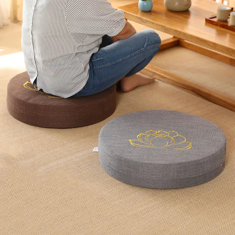 Premium Linen Yoga Meditate Backrest Pillow